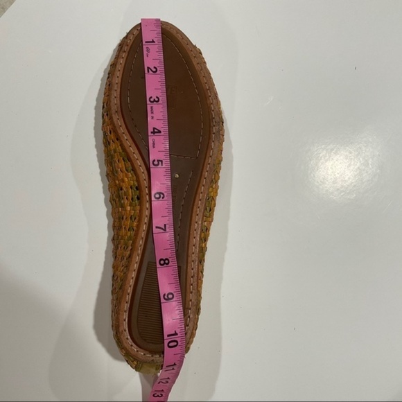 Frye Womens Malorie Woven Leaf Flats 11 - Picture 10 of 12